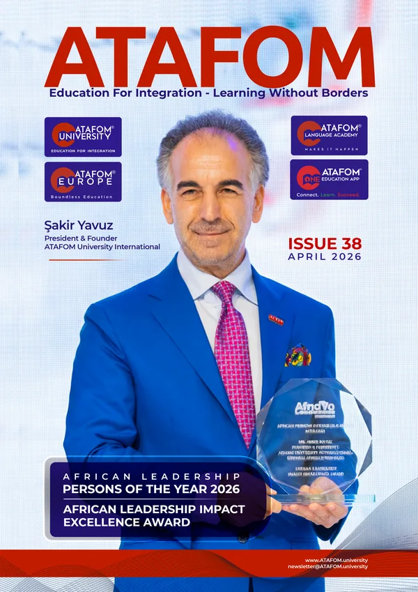 Cover of the ATAFOM University Newsletter No. 38, April 2026