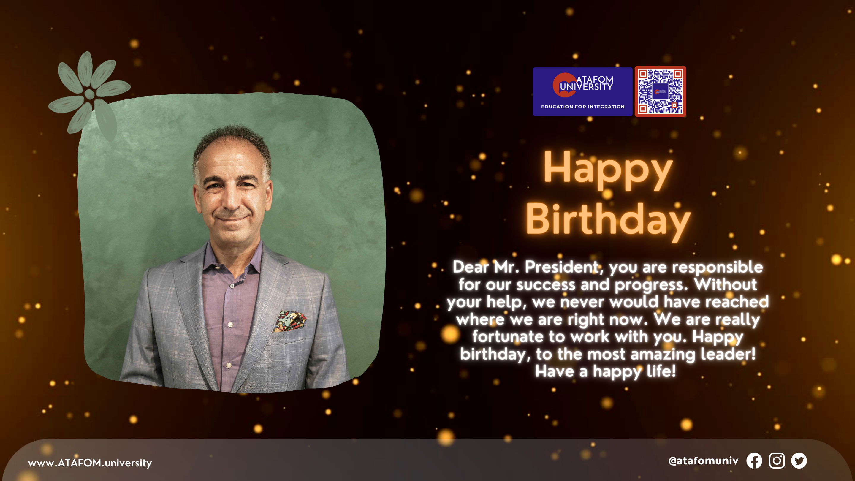 Happy Birthday - Dr. Sakir Yavuz